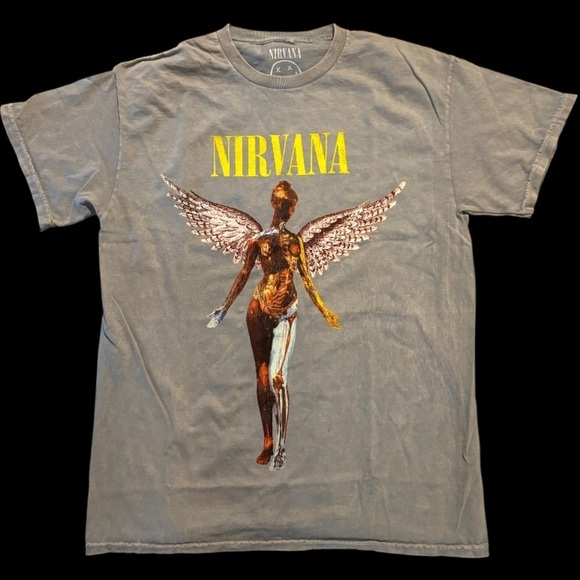 NIRVANA Tops - Nirvana Graphic Vintage Wash T-Shirt NWOT